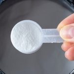 Pote de creatina monohidratada